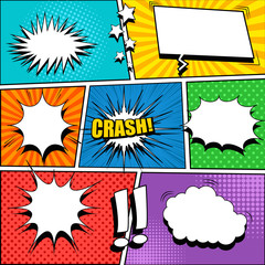 Comic book page template