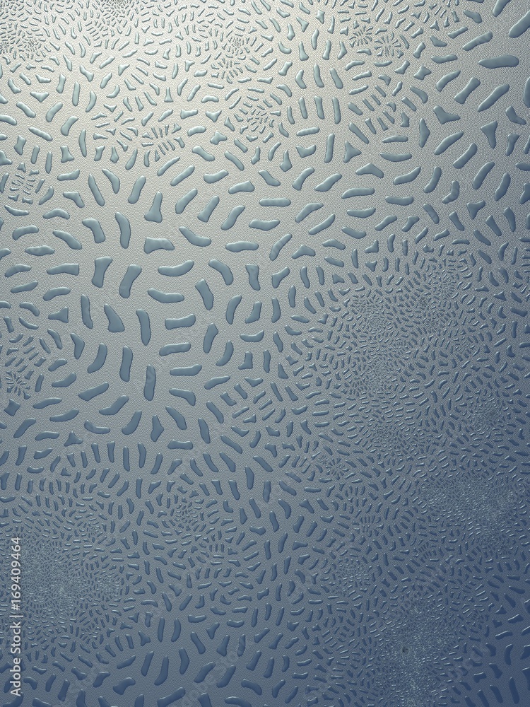Aufkleber Abstract silver pattern background 3d rendering