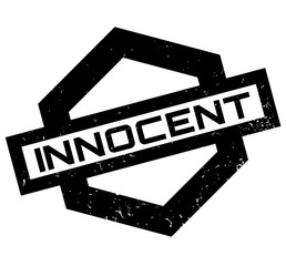Obraz premium Innocent rubber stamp. Grunge design with dust scratches. Effects can be easily removed for a clean, crisp look. Color is easily changed.