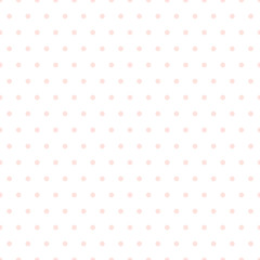 Romantic pink polka dot seamless vector pattern