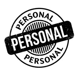 Personal rubber stamp. Grunge design with dust scratches. Effects can be easily removed for a clean, crisp look. Color is easily changed.