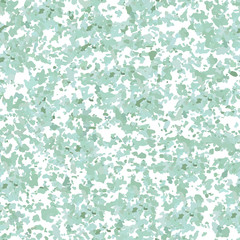 Terrazzo textured surface modern abstract pattern. Vector seamless repeat in aqua green colors.