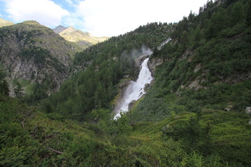 cascades su Ruitor, La Thuile, Italie