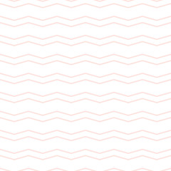 Pink zigzags seamless vector pattern