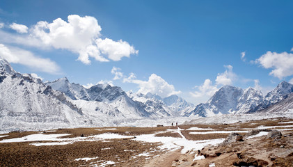 Himalaya mountain landscape in Everest region, Nepal