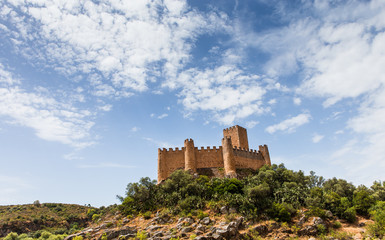 Castle of Almourol, in Almourol city, Portugal