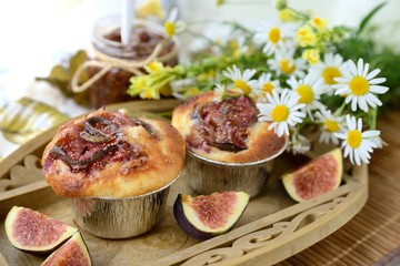 Sweet fig muffins 