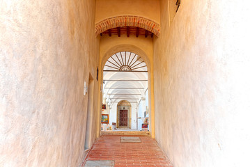 Historical center of the medieval village of San Gimignano, Tuscany