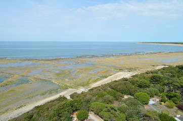 Vue du Phare des Baleines sur l'Île de Ré (charente-Maritime)