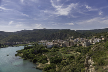 Río Mijares en Ribesalbes (Castellon, España).