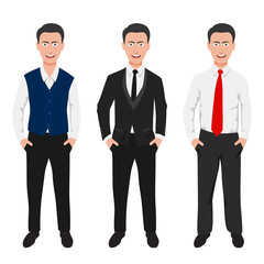 Business People teamwork ,cartoon character. Vector illustration 