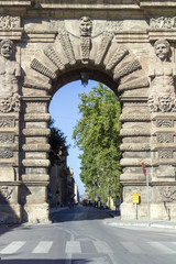 Porta Nuova gate in Palermo, Italy