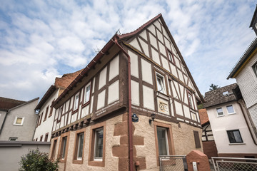 Fototapeta na wymiar historic village waechtersbach germany