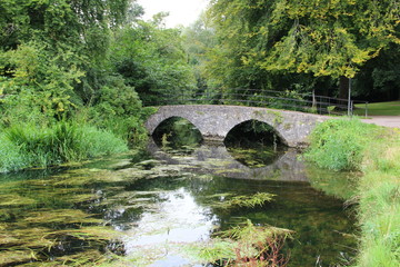 Fototapeta premium picturesque old stone bridge in Ireland