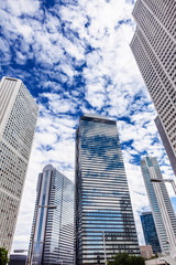 Obraz premium 西新宿のビル群