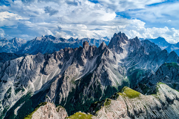 National Nature Park Tre Cime In the Dolomites Alps. Beautiful nature of Italy.