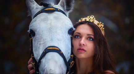 Medieval Queen portrait 