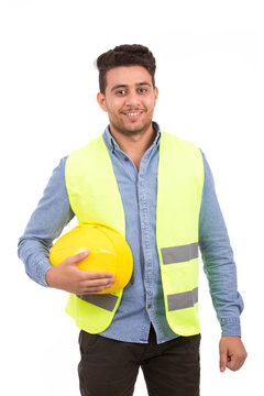 Smiling engineer