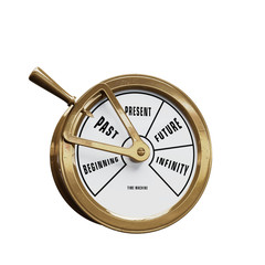 Time machine telegraph going to the Past