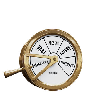 Time machine telegraph going to the Beginning