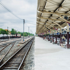 Naklejka premium Railway