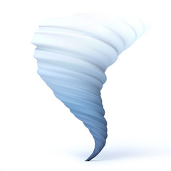 Hurricane tornado typhoon vortex twister 3d rendering