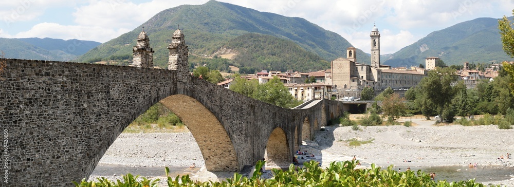 Wall mural bobbio