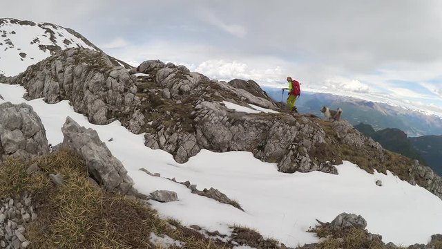 Sulla cresta della Grigna