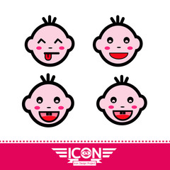 kid emotion icon