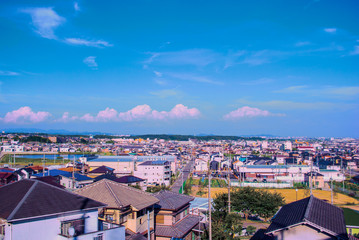 Obraz premium 午後・住宅街