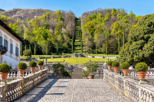 Villa Della Porta Bozzolo, located at Casalzuigno in the province of Varese, Italy