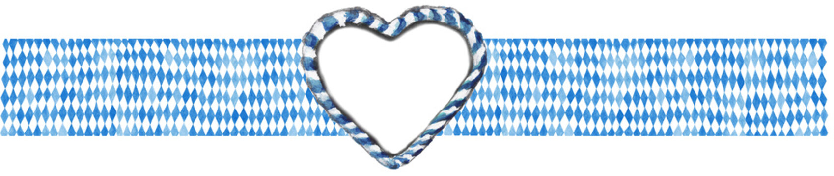 Oktoberfest-Banderole mit Herzerl