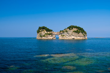 Obraz premium 白浜 円月島