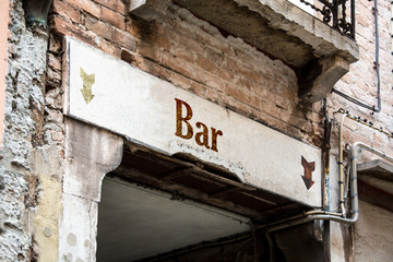 Fototapeta premium Schild 226 - Bar