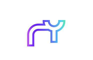 alphabet letter logo icon design vector template