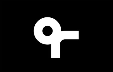 OR O R black white bold joint letter logo