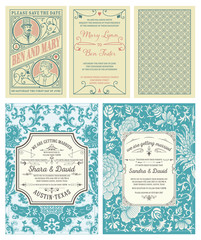wedding cards set