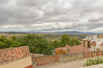 Obraz premium The town of Lerin in Navarra, Spain