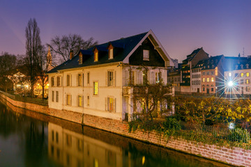 Strasbourg. Petite France district in the old city.