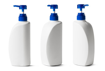 Pump bottle isolated