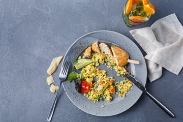 Restaurant food background