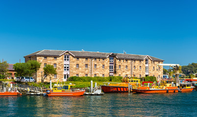 Boats at the Port Authority of New South Wales in Sydney