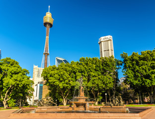The Archibald Fountain in Hyde Park - Sydney, Australia © Leonid Andronov