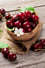 Fresh garden cherry