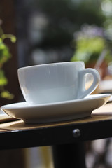Weiße Tasse Kaffee - 169440290