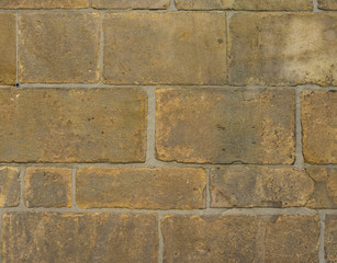 Obraz premium Średniowieczny mur z piaskowca