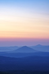 Dawn in the mountain - 169443252