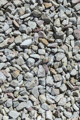 pattern of grey pebble stones