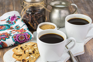 Fresh homemade delicious mesquite coffee.