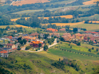 Fototapeta na wymiar San Marino - View of the village